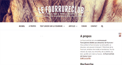 Desktop Screenshot of fourrureclub.com